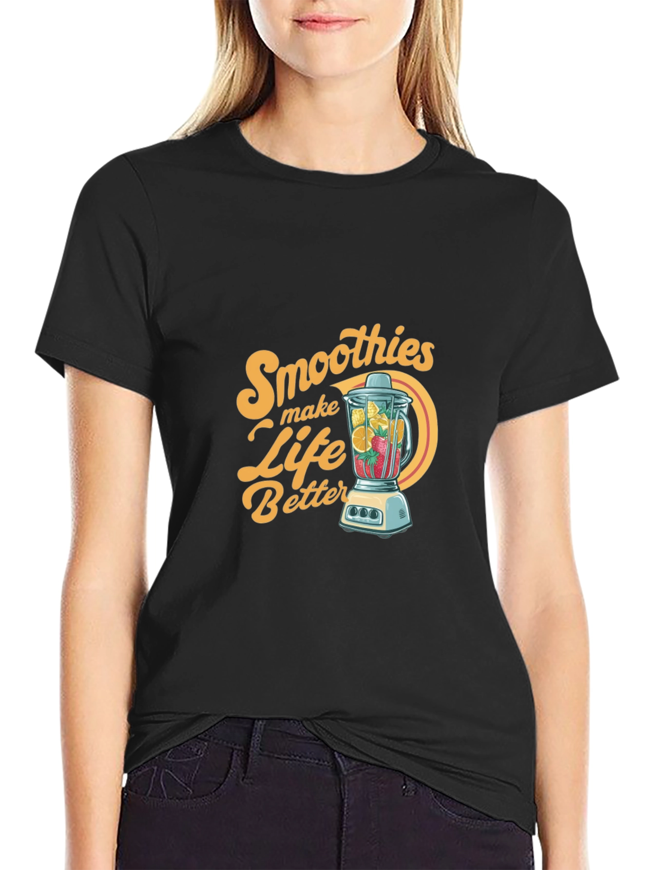 Smoothies Make Life Better Graphic T-Shirt