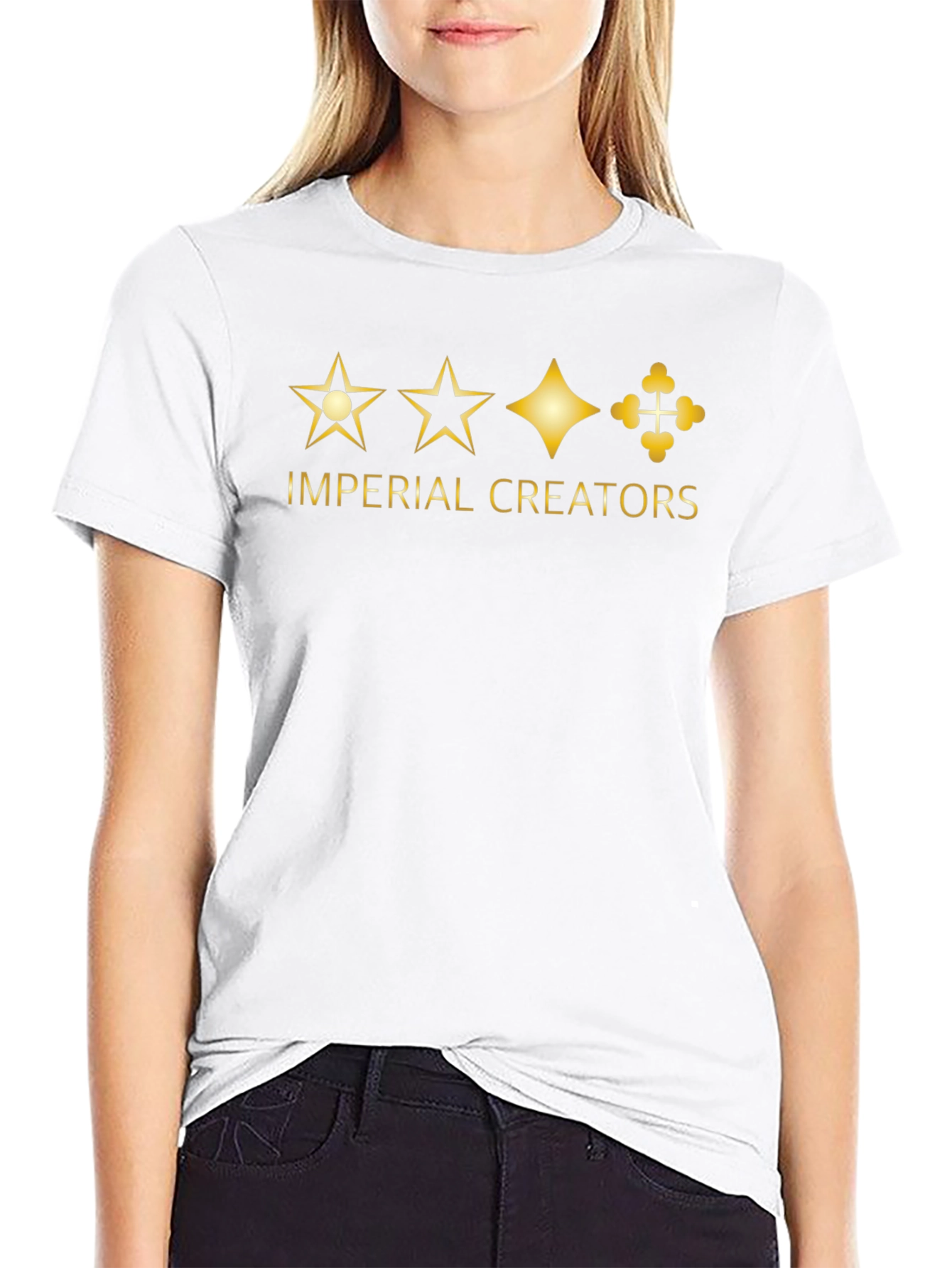 Imperial Creators Black Graphic T-Shirt