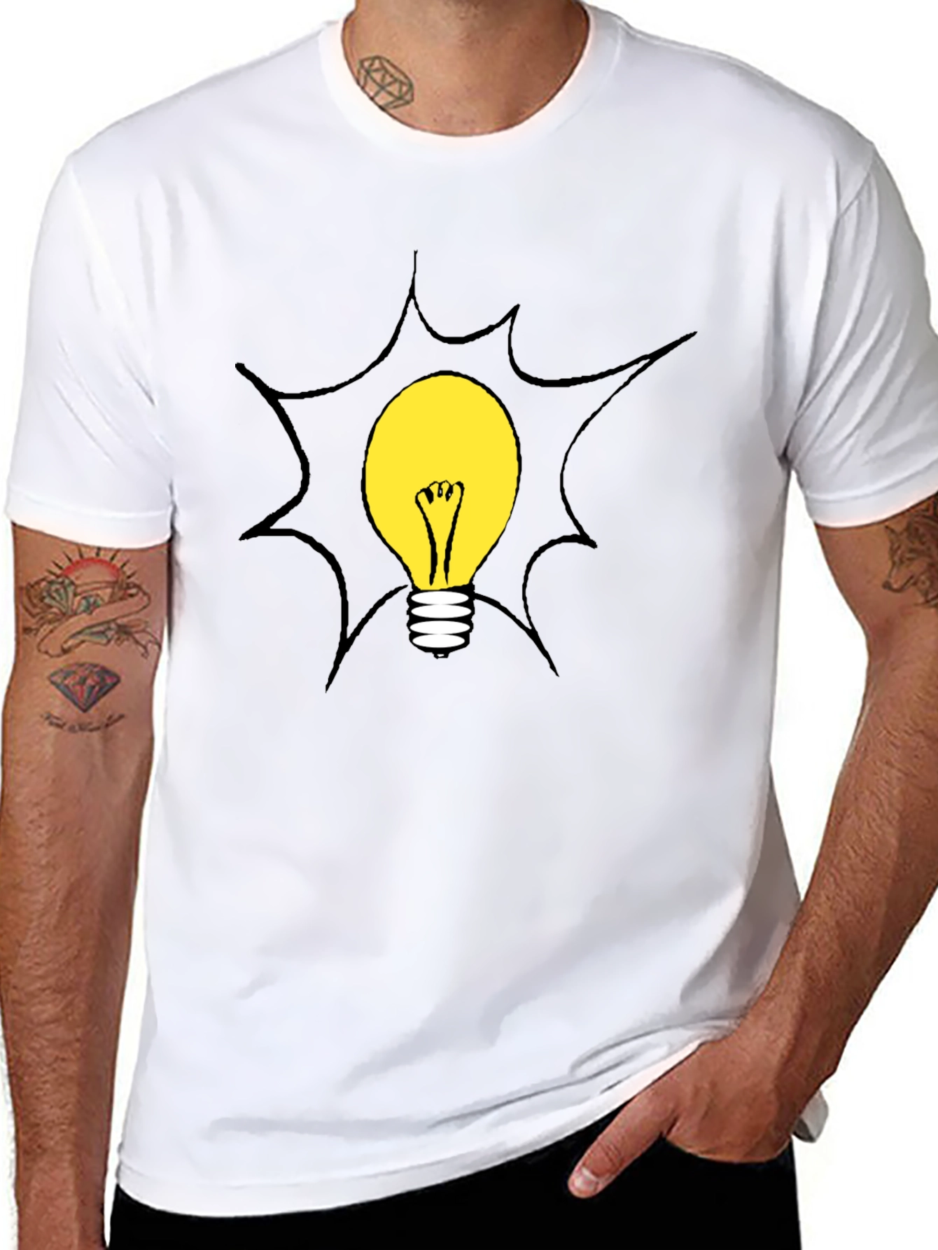 Bright Idea Black Graphic Tee