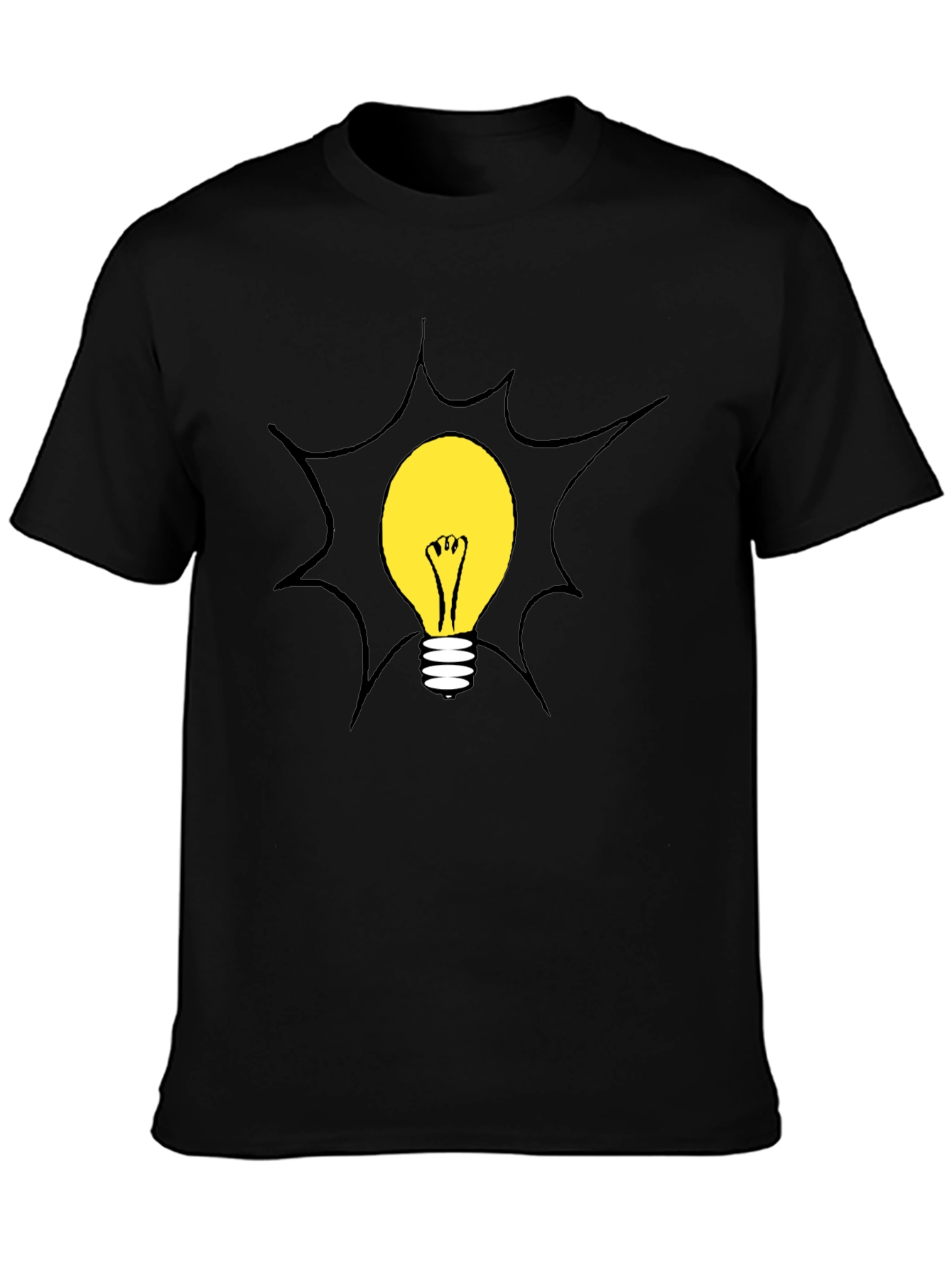 Bright Idea Black Graphic Tee