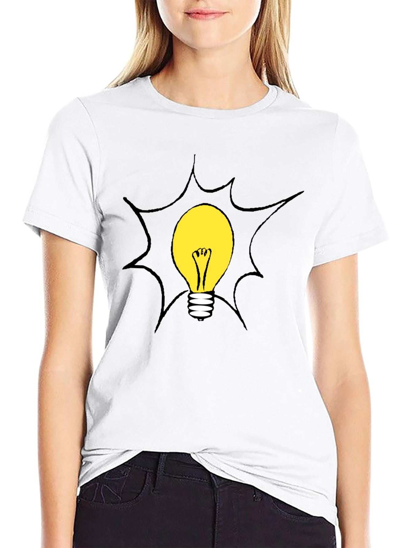 Bright Idea Black Graphic Tee