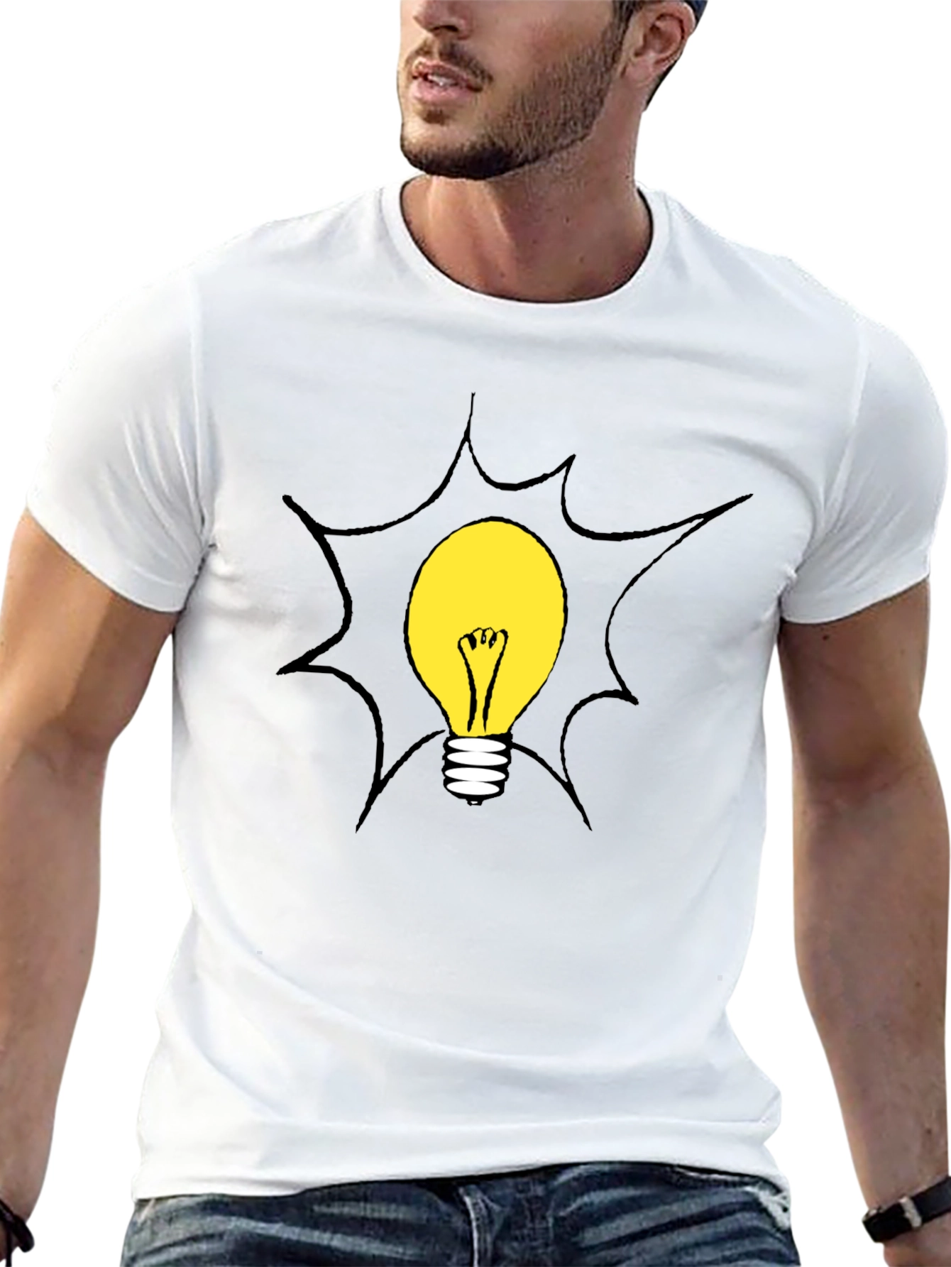 Bright Idea Black Graphic Tee