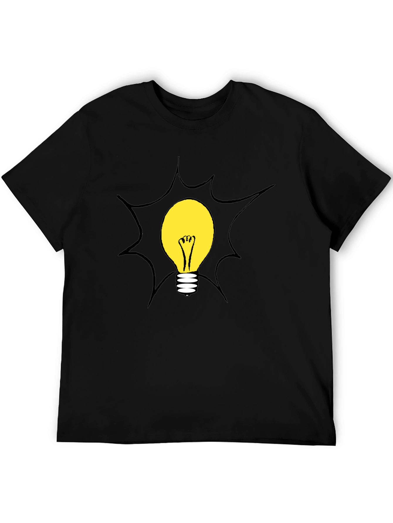 Bright Idea Black Graphic Tee