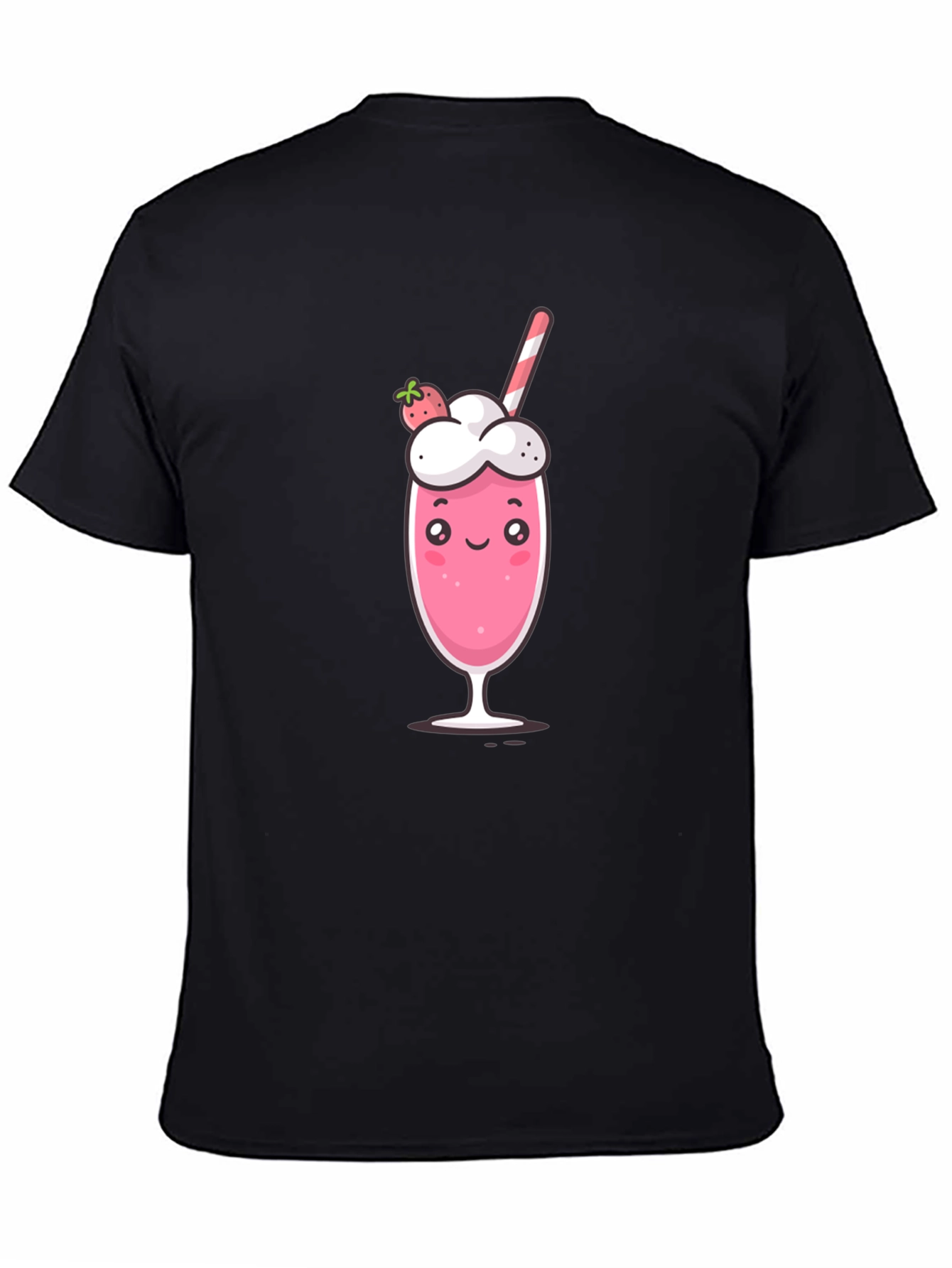 Cute Strawberry Milkshake Graphic Tee