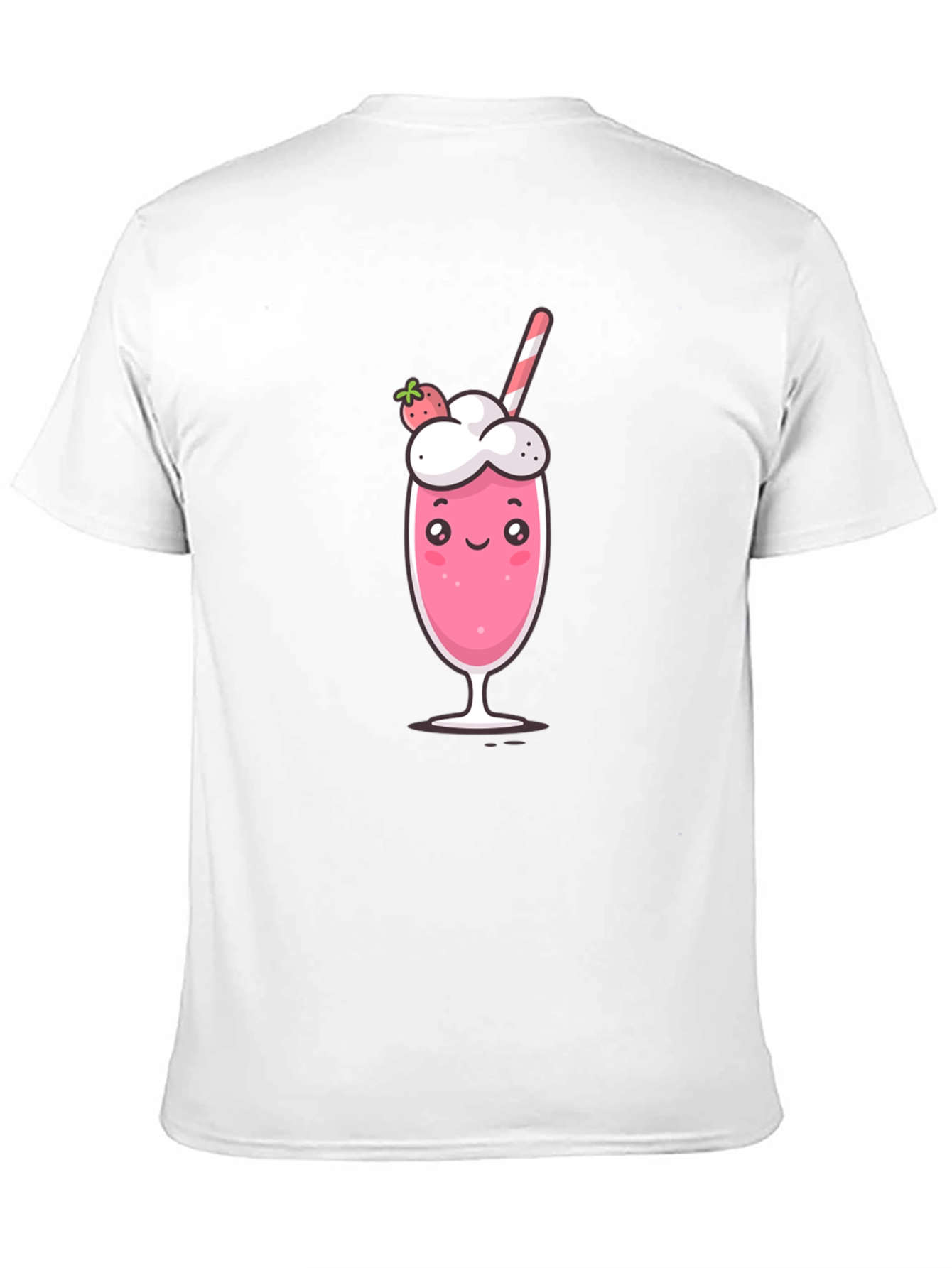 Cute Strawberry Milkshake Graphic Tee