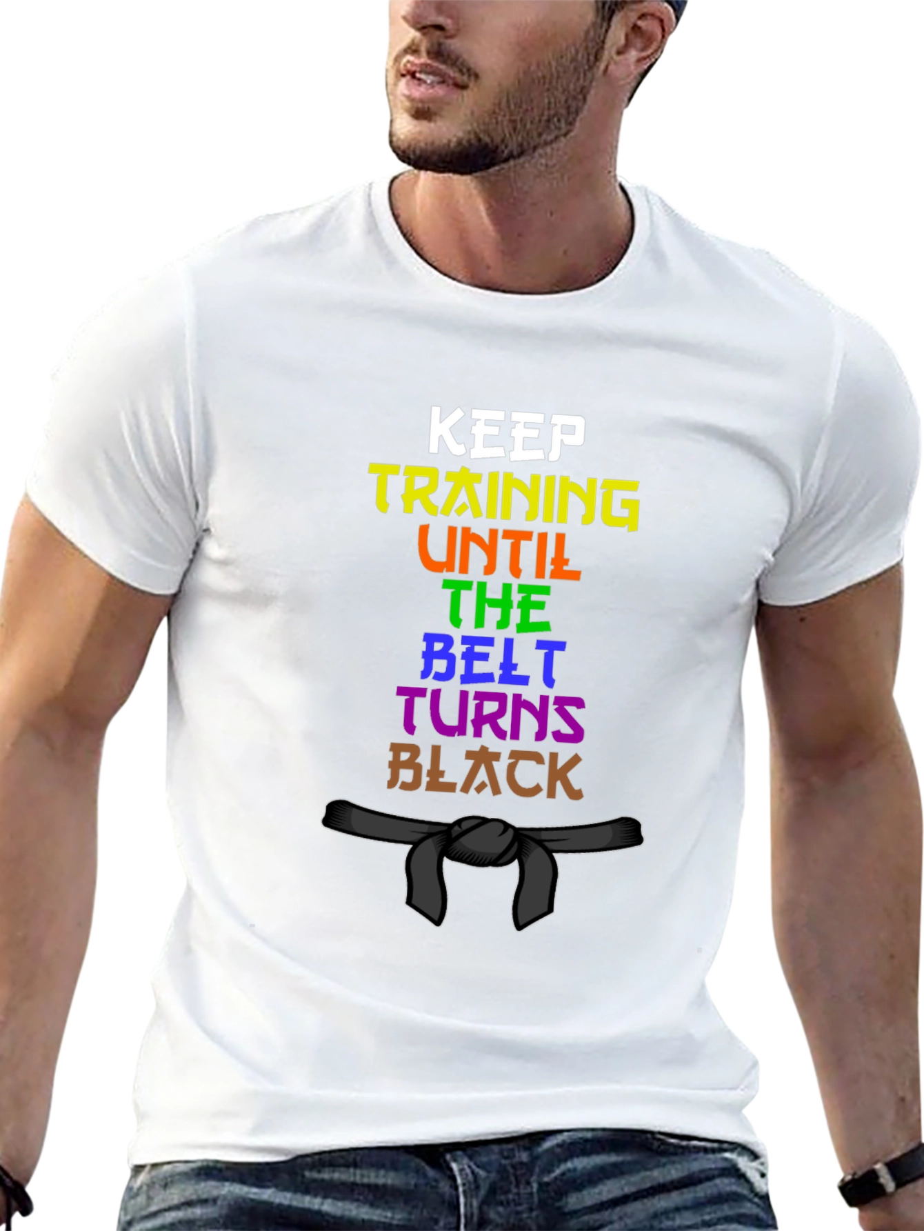Keep Training Until the Belt Turns Black T-Shirt