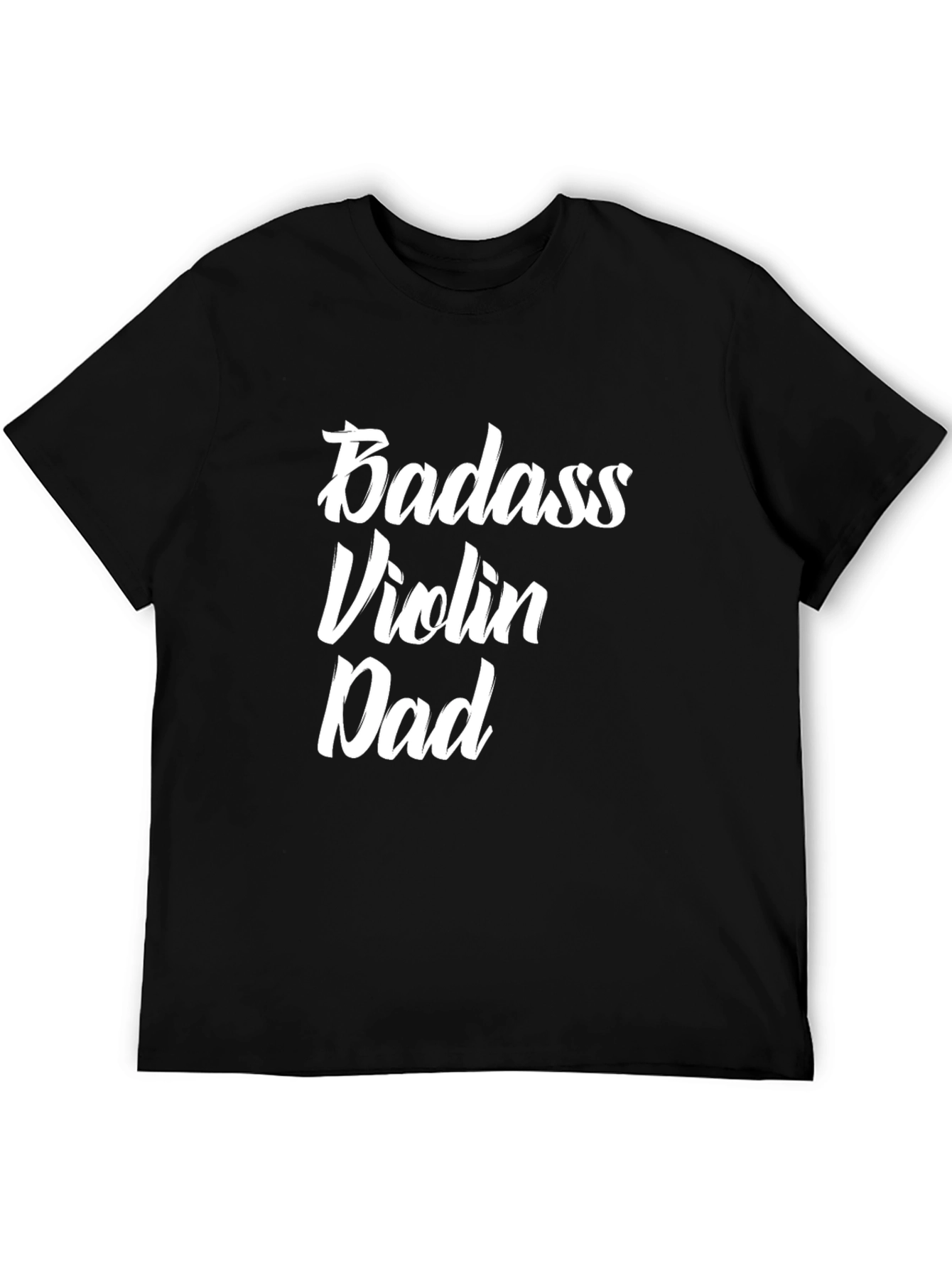 Badass Violin Dad Graphic T-Shirt