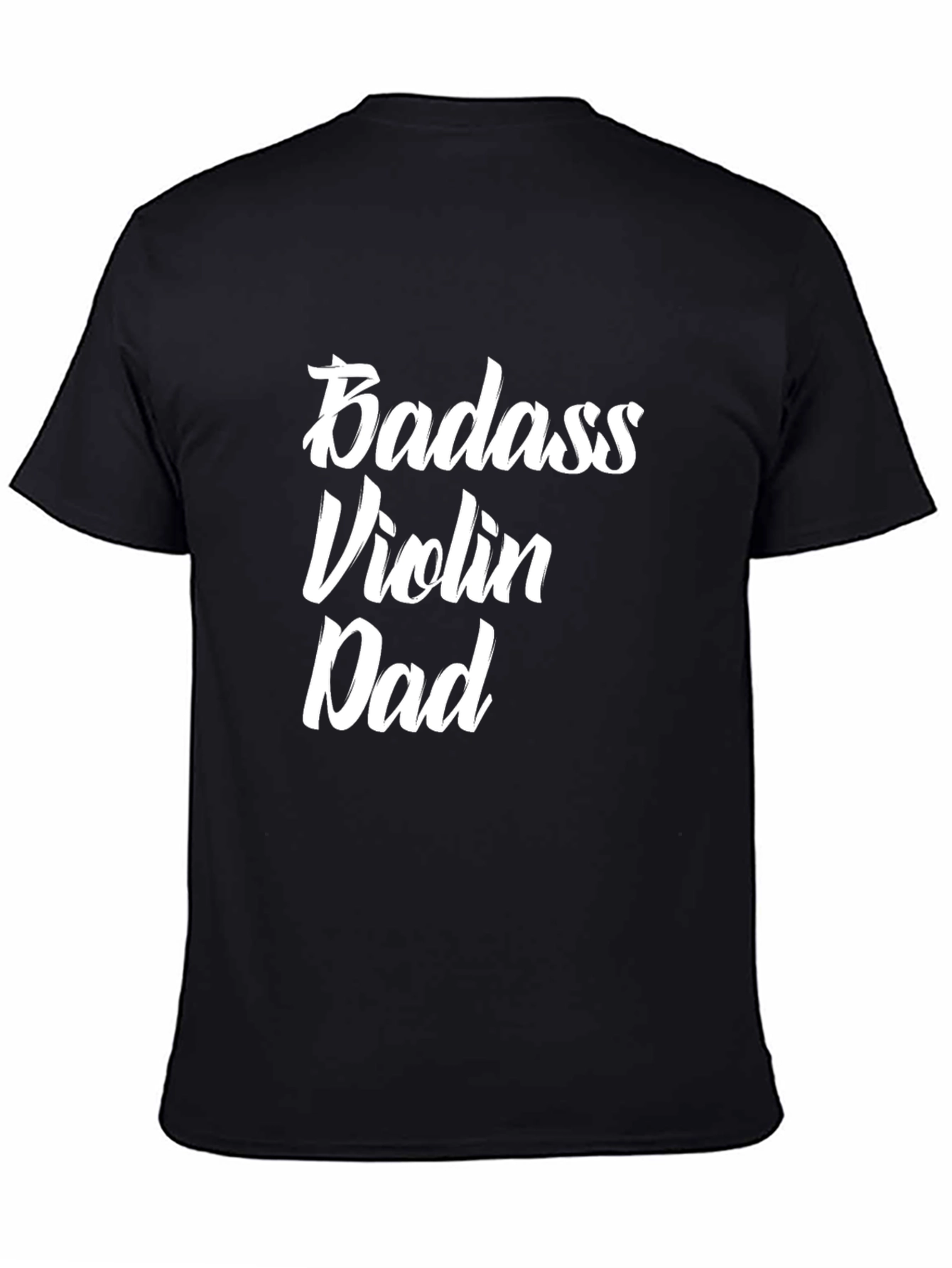 Badass Violin Dad Graphic T-Shirt