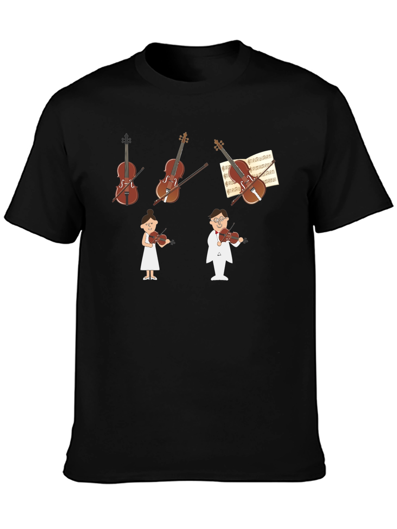Violinist T-Shirt - Music Lover Tee