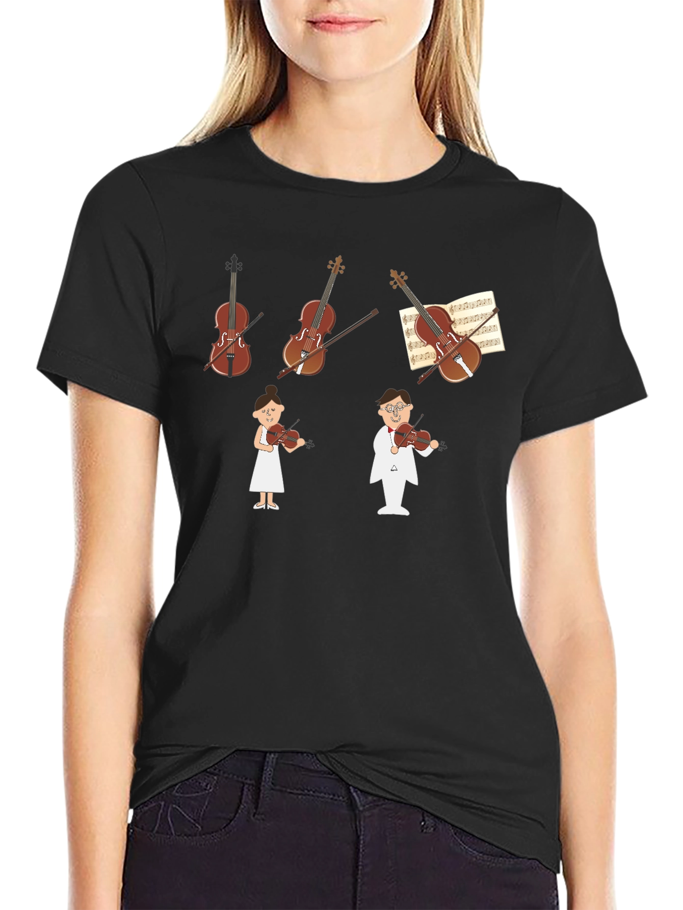 Violinist T-Shirt - Music Lover Tee