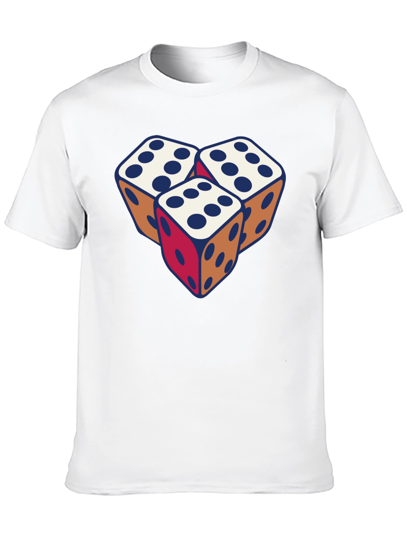 Dice Graphic Tee - Lucky Number Black T-Shirt