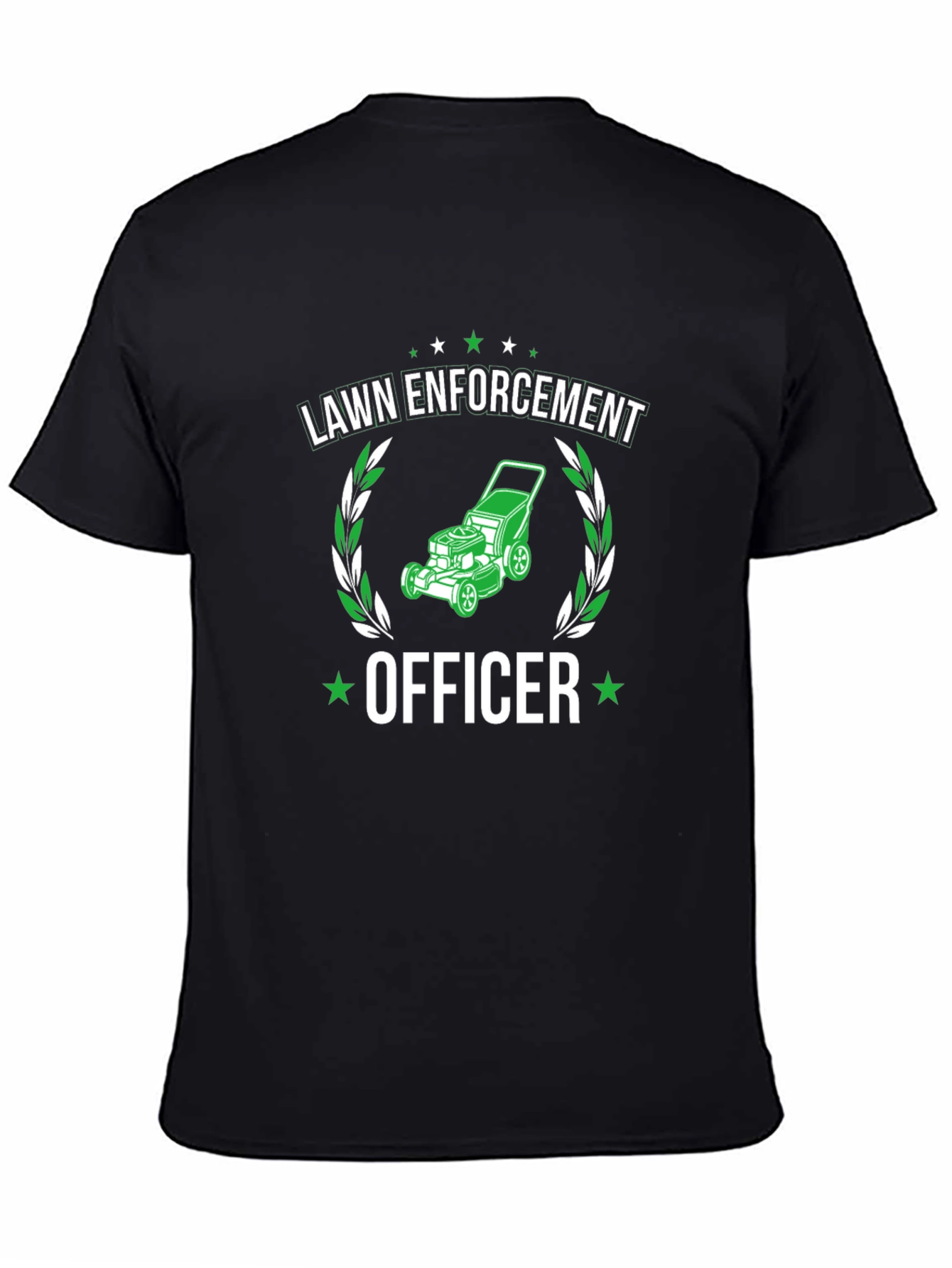 Lawn Enforcement Officer Graphic T-Shirt