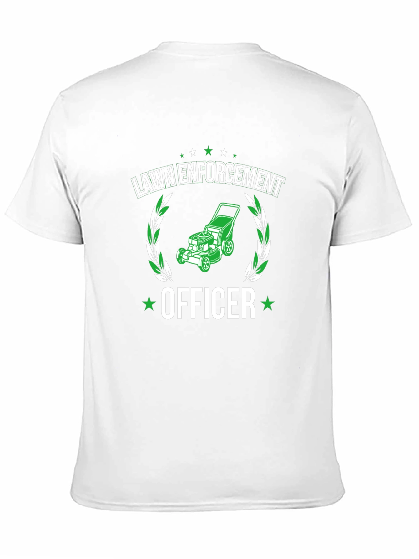 Lawn Enforcement Officer Graphic T-Shirt