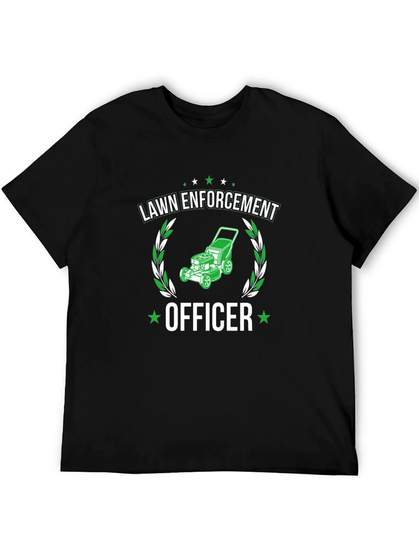 Lawn Enforcement Officer Graphic T-Shirt