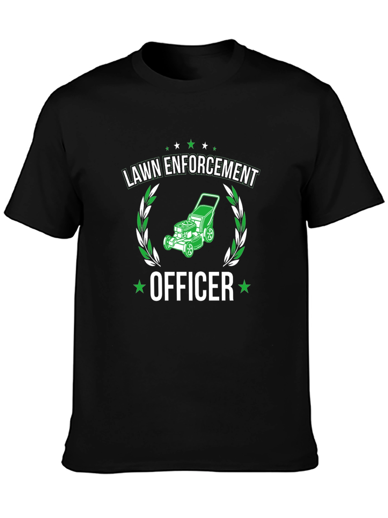 Lawn Enforcement Officer Graphic T-Shirt