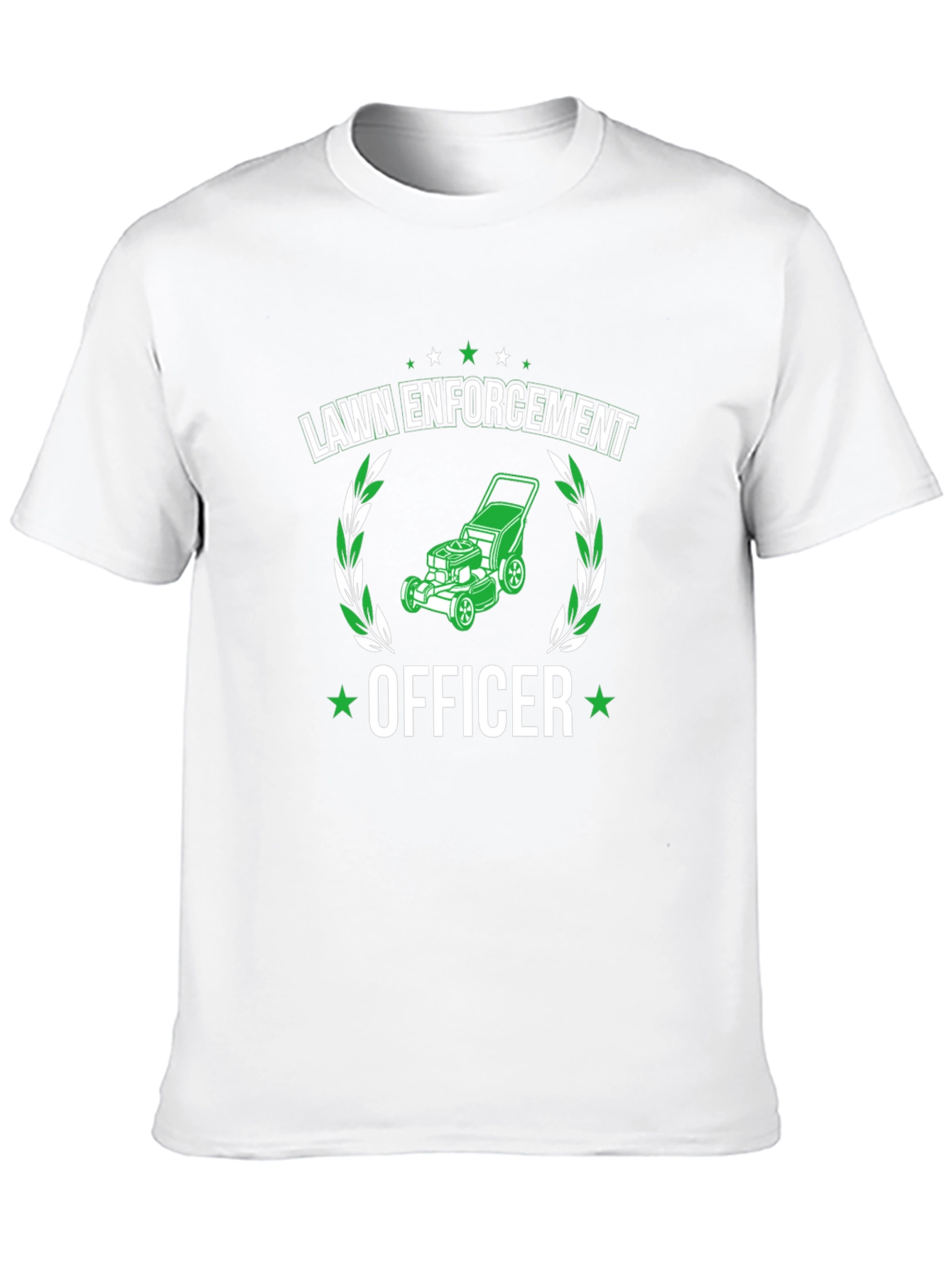 Lawn Enforcement Officer Graphic T-Shirt