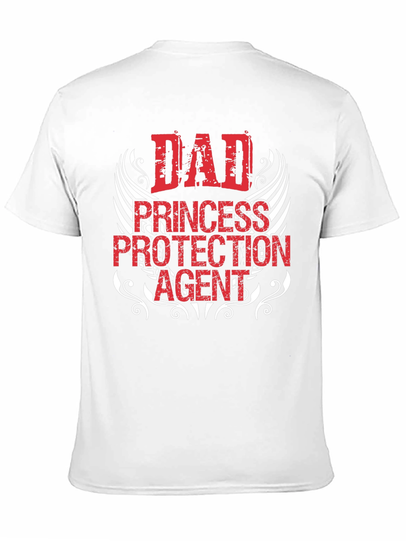 Dad Princess Protection Agent Graphic Tee