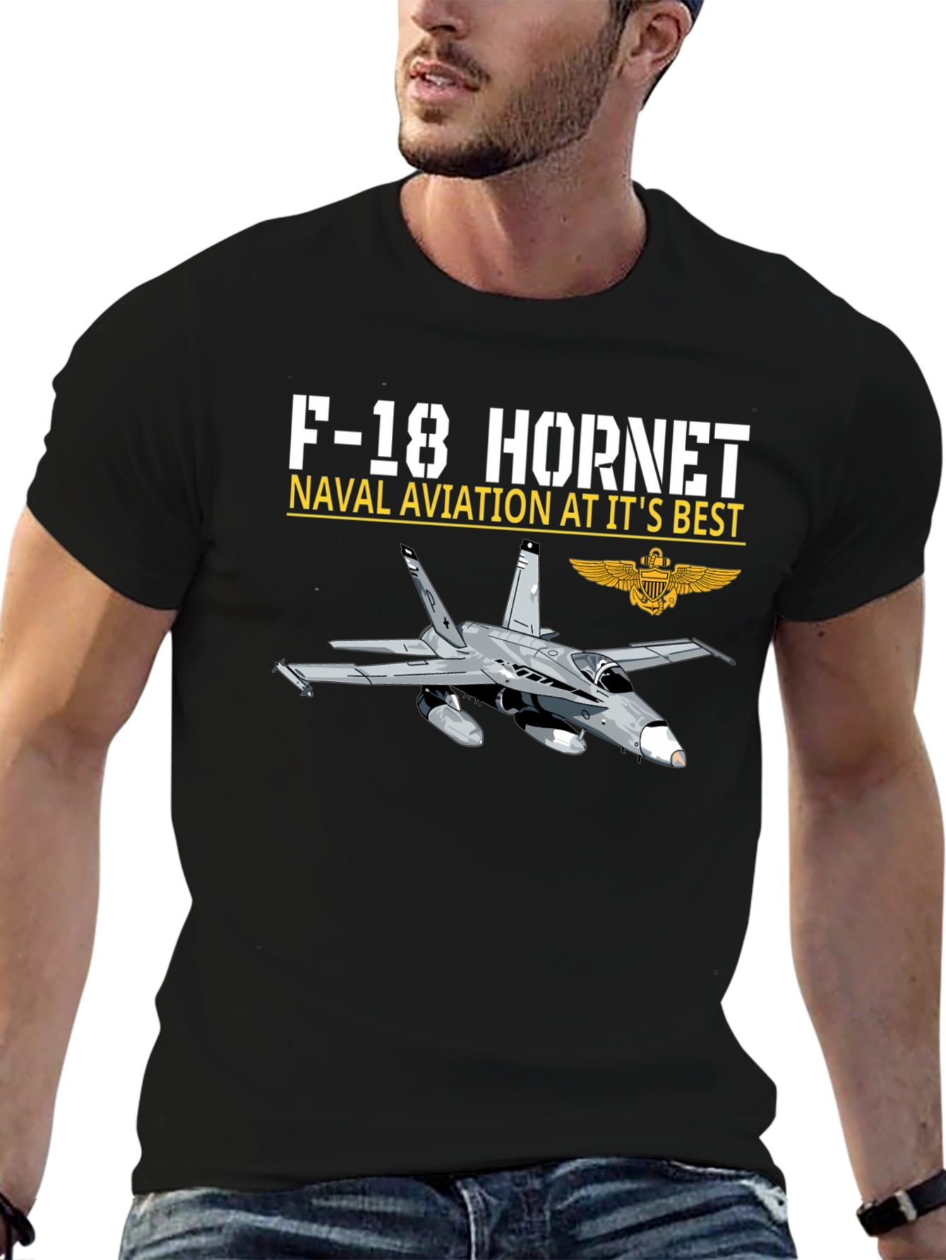 F-18 Hornet Naval Aviation T-Shirt