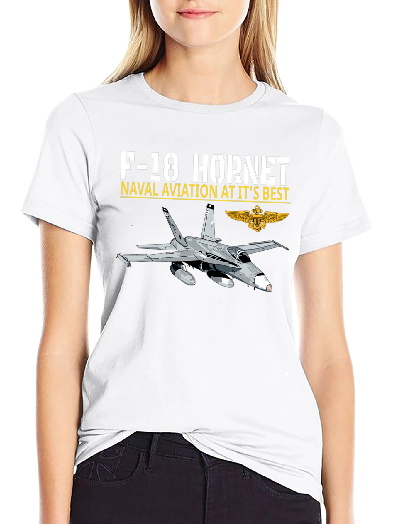 F-18 Hornet Naval Aviation T-Shirt