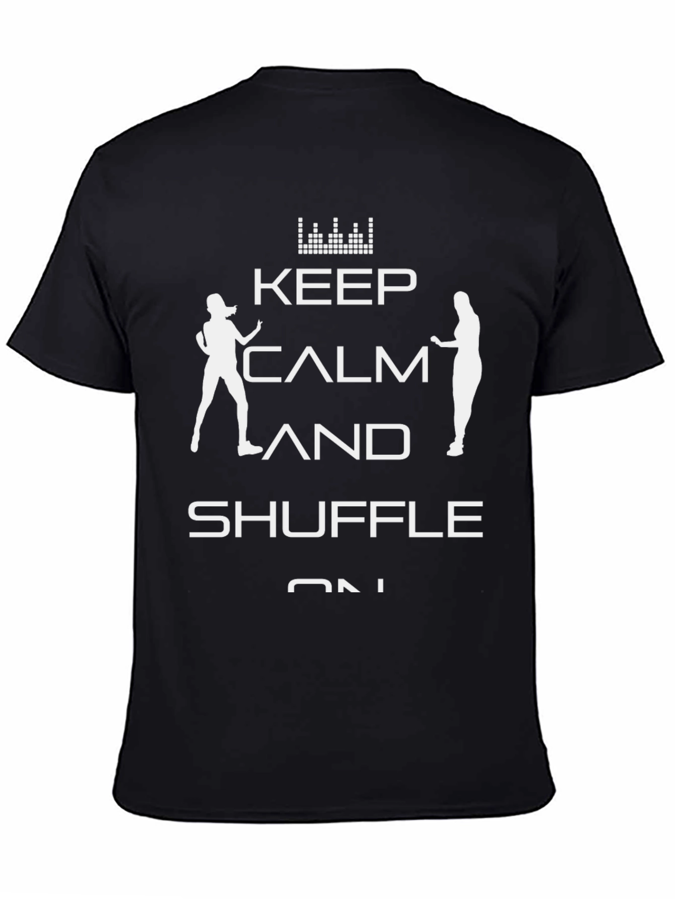 Keep Calm and Shuffle On Graphic T-Shirt