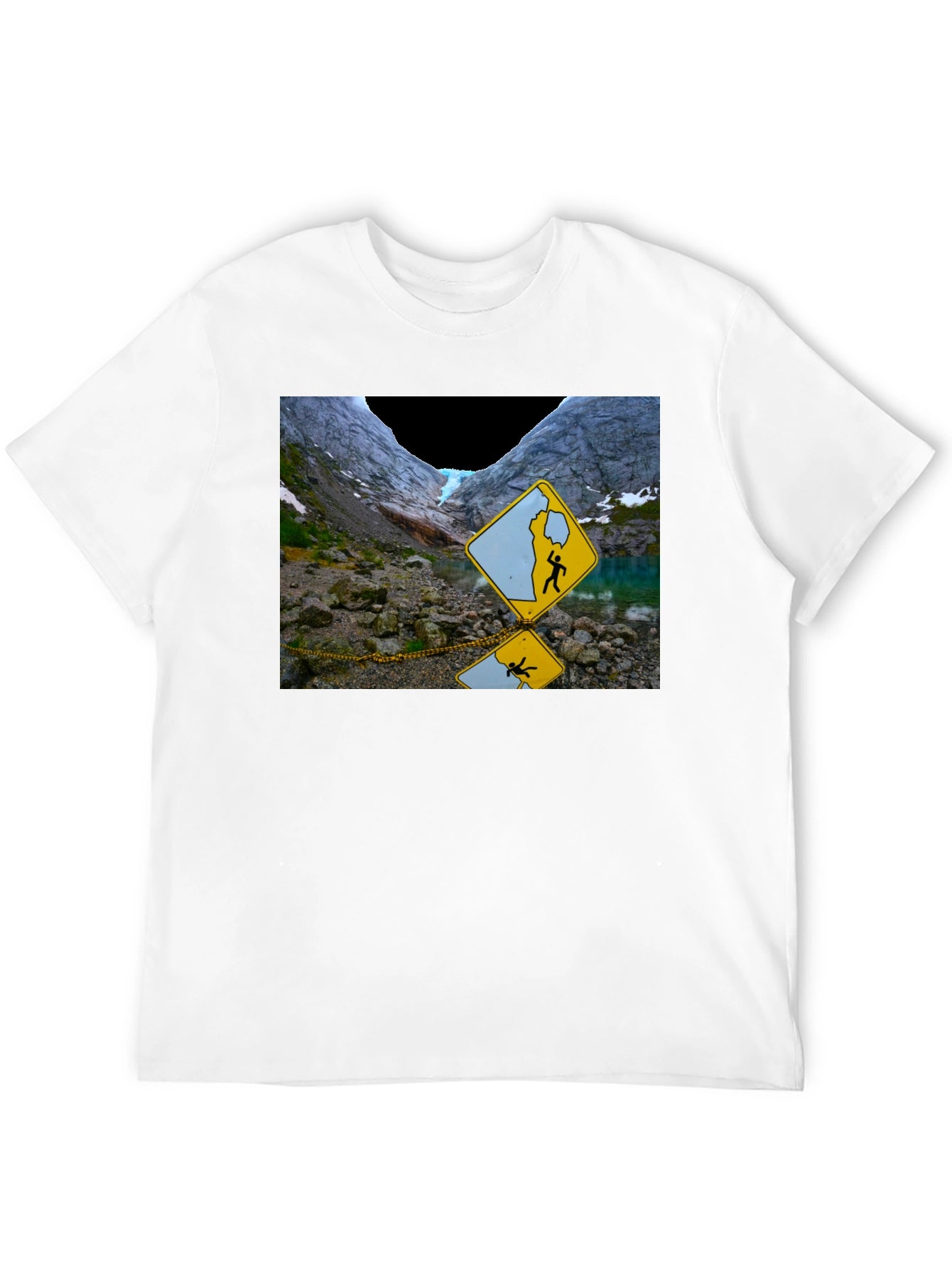 Glacier Hazard T-Shirt - Unique Design