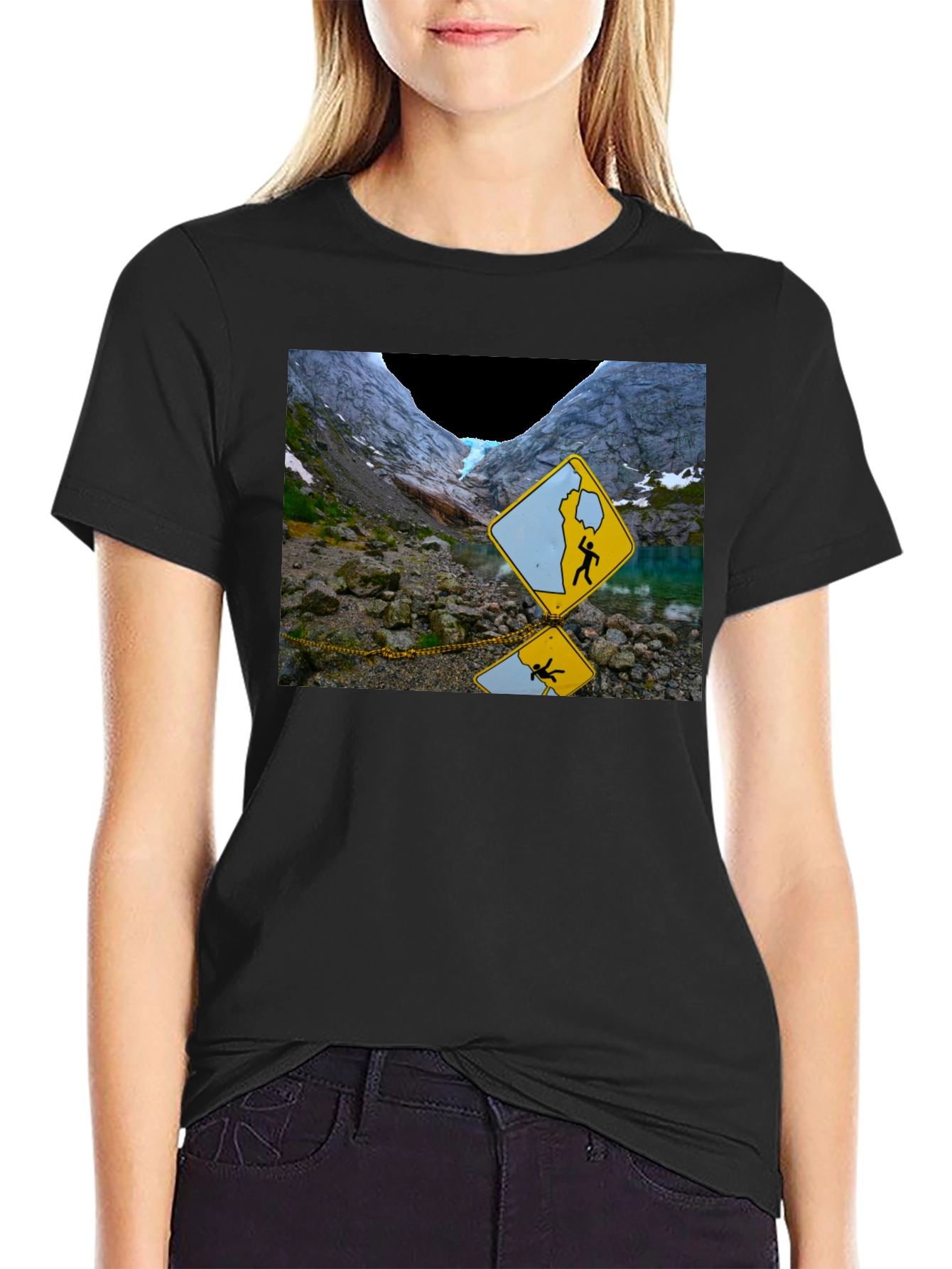 Glacier Hazard T-Shirt - Unique Design