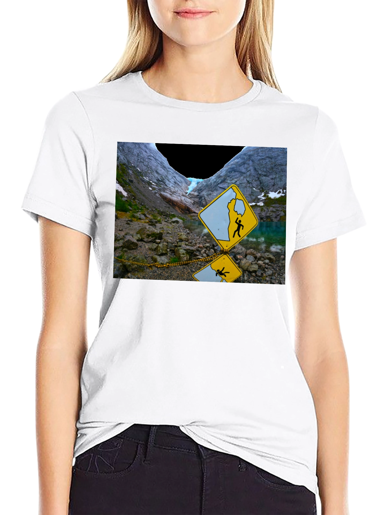 Glacier Hazard T-Shirt - Unique Design