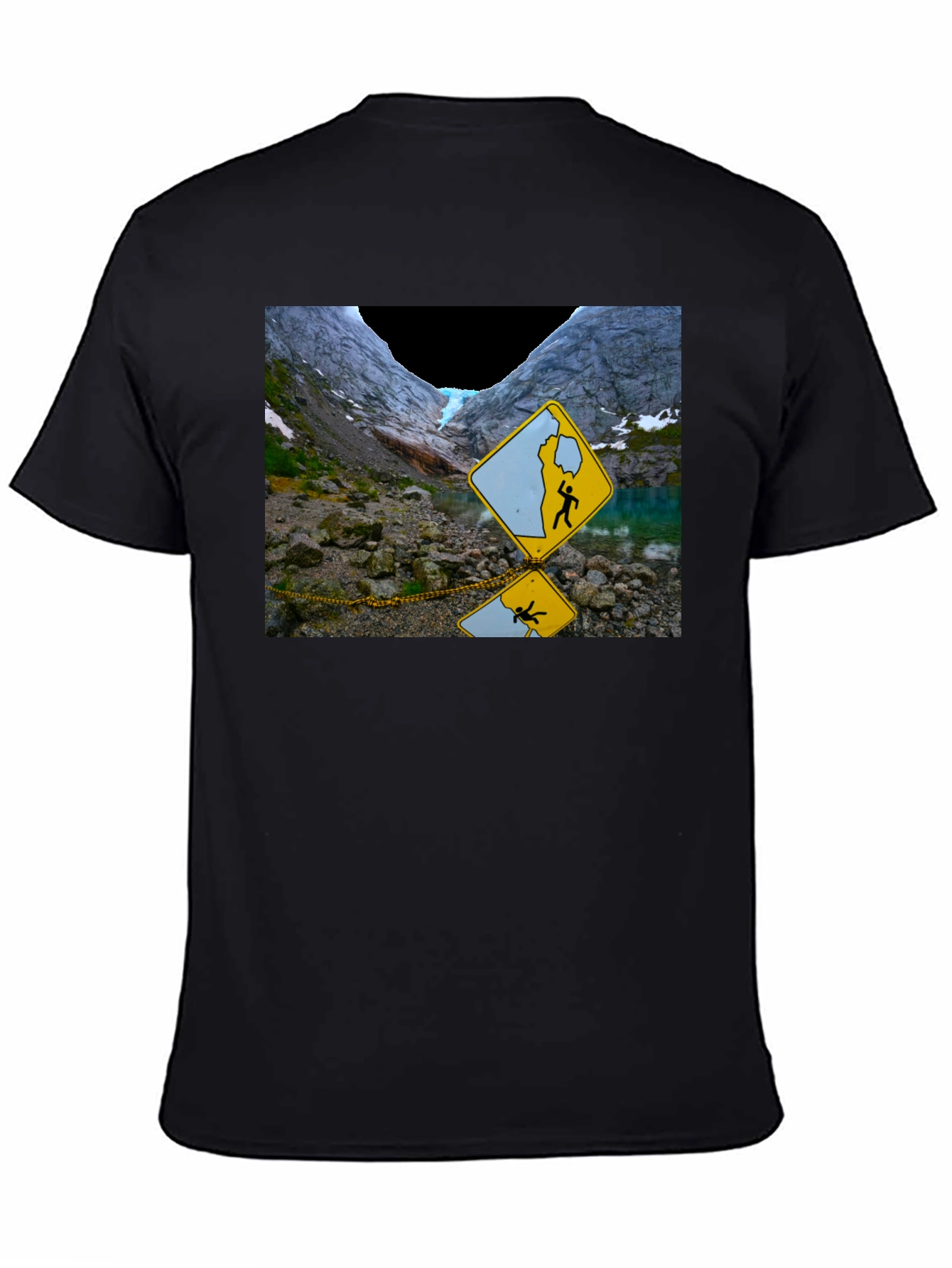 Glacier Hazard T-Shirt - Unique Design