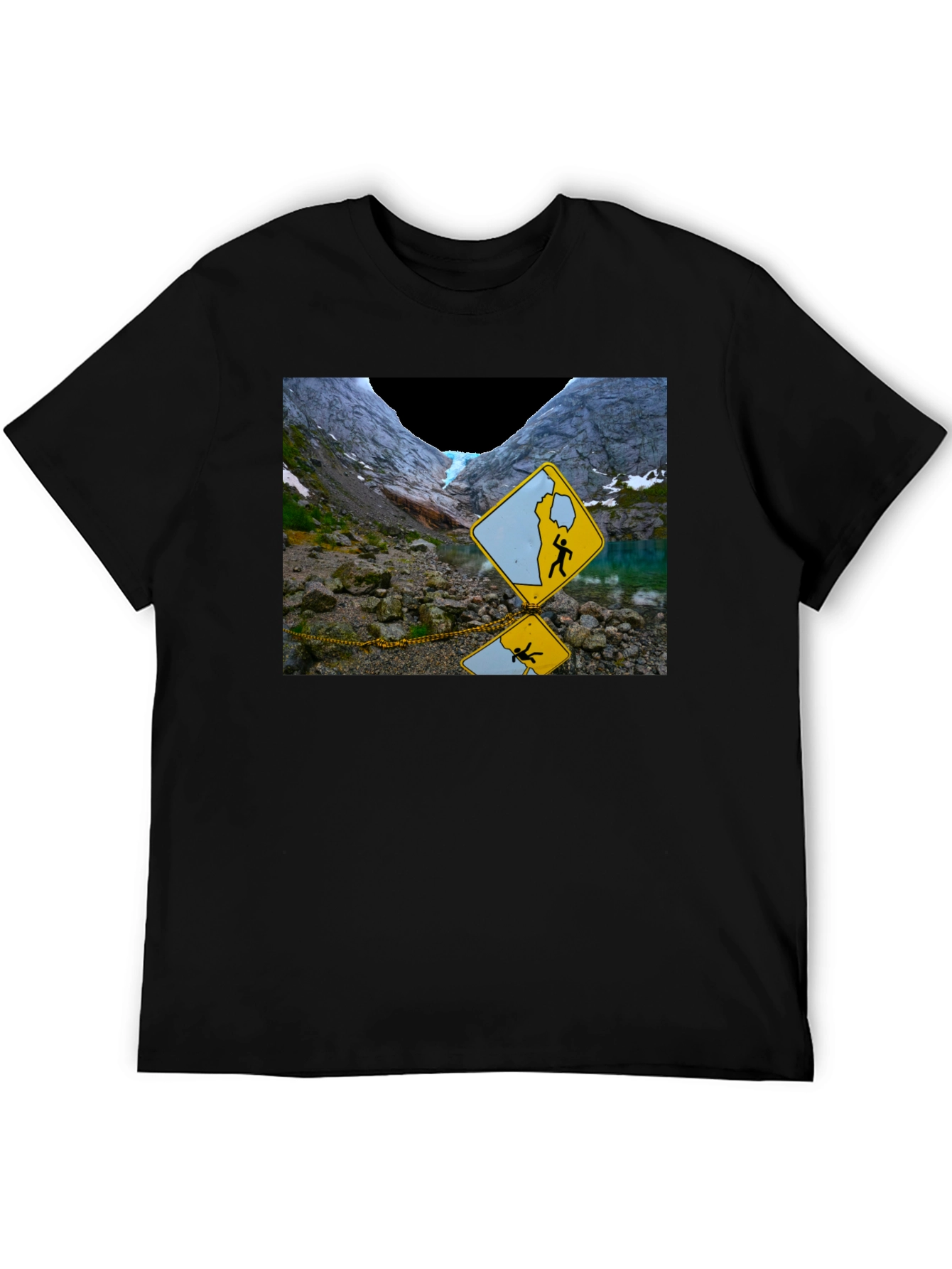 Glacier Hazard T-Shirt - Unique Design