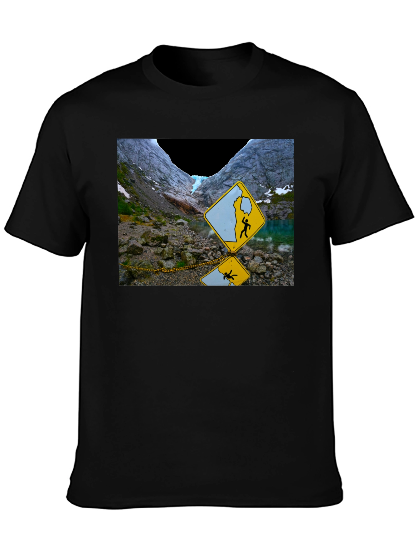 Glacier Hazard T-Shirt - Unique Design