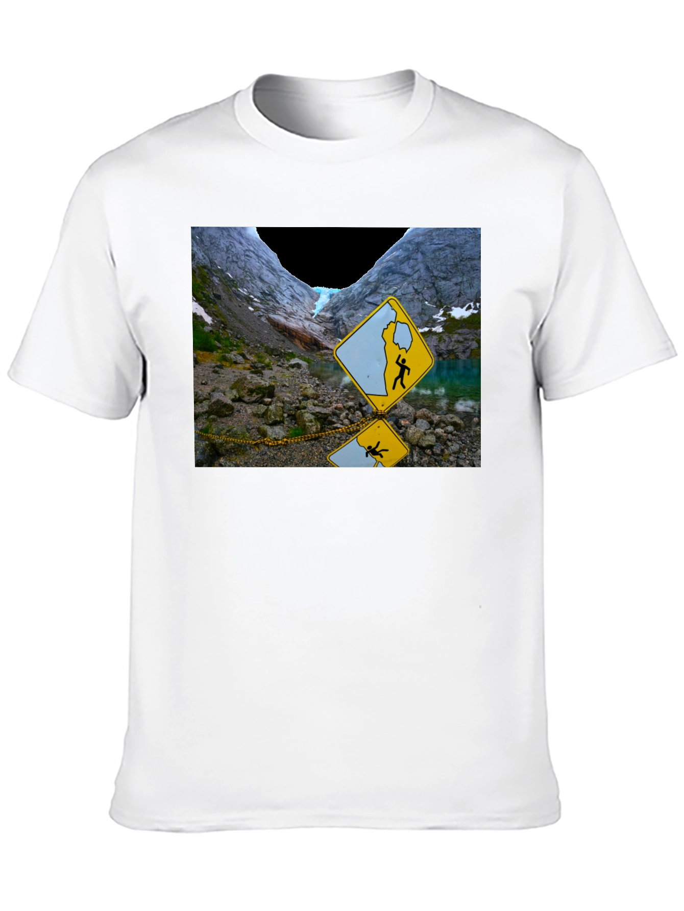 Glacier Hazard T-Shirt - Unique Design