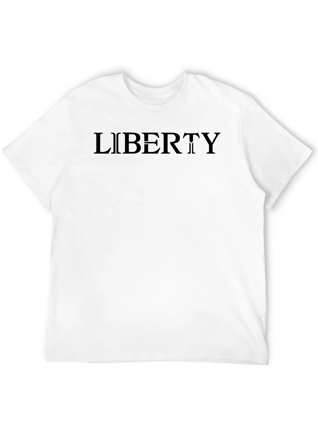 Liberty Graphic Black T-Shirt - Stylish & Comfortable
