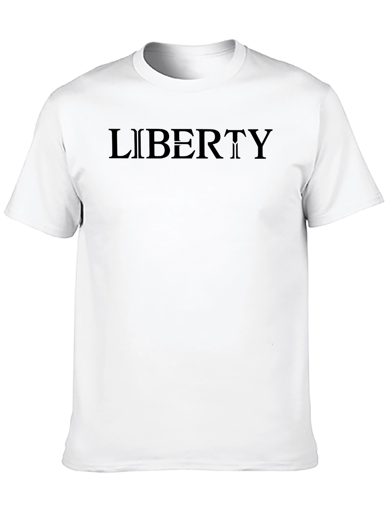 Liberty Graphic Black T-Shirt - Stylish & Comfortable