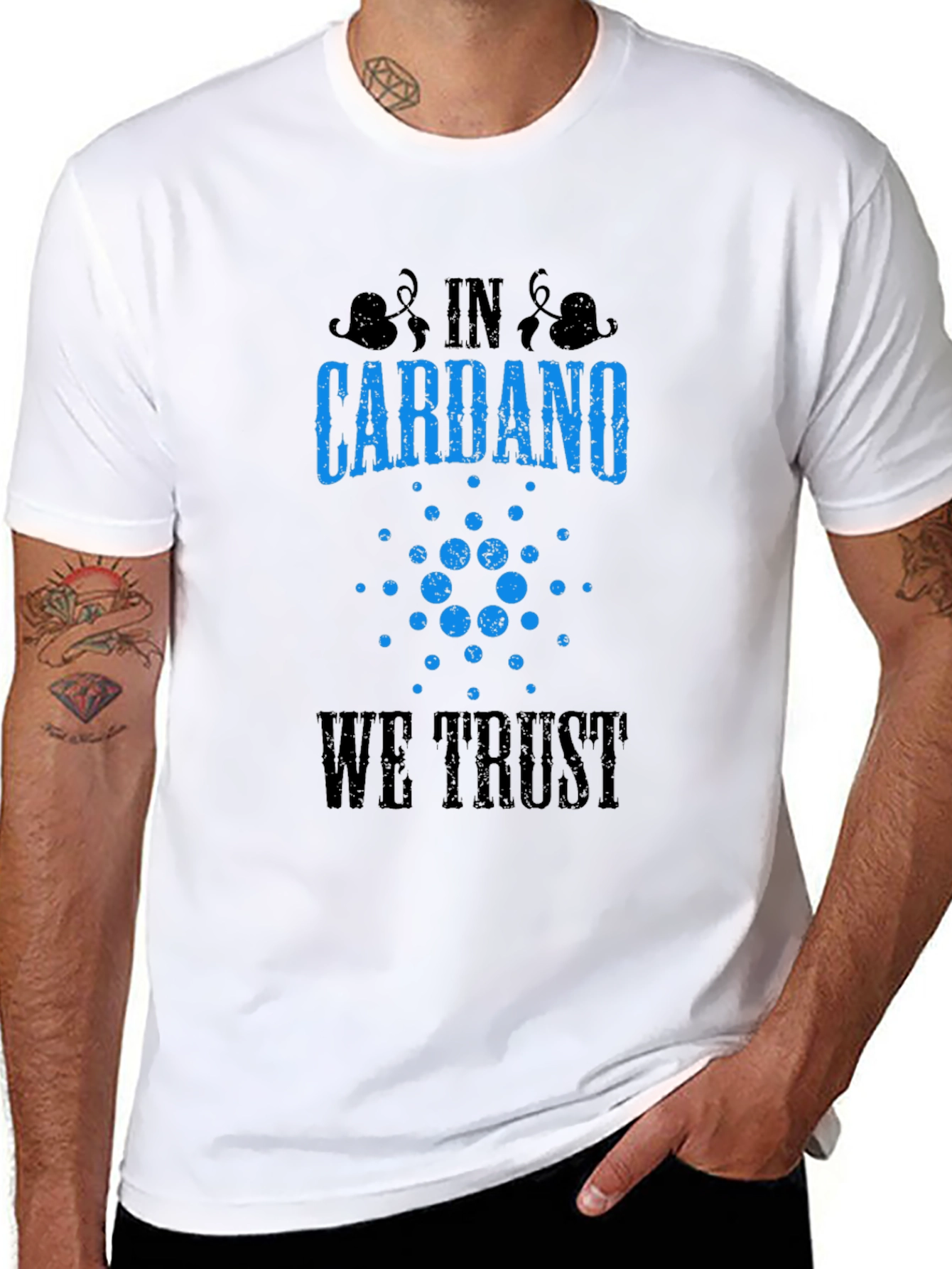Cardano Cryptocurrency T-Shirt - We Trust