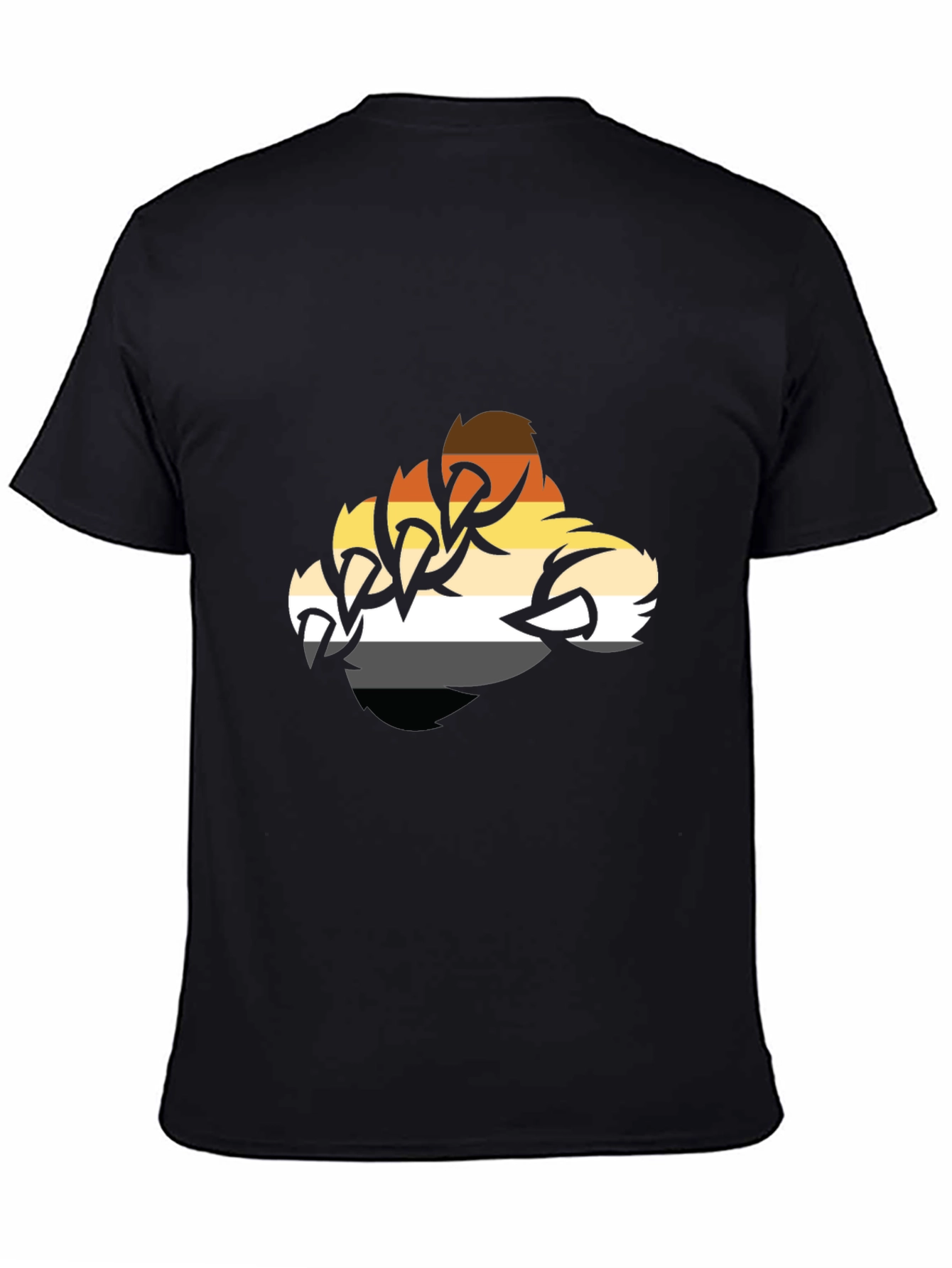 Bear Pride T-Shirt - Claw Stripes Design