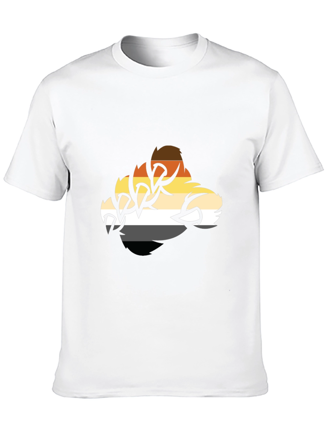 Bear Pride T-Shirt - Claw Stripes Design
