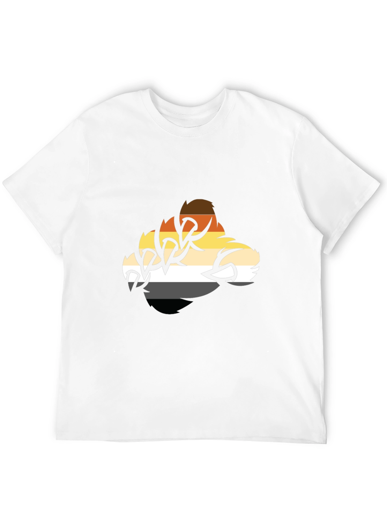 Bear Pride T-Shirt - Claw Stripes Design