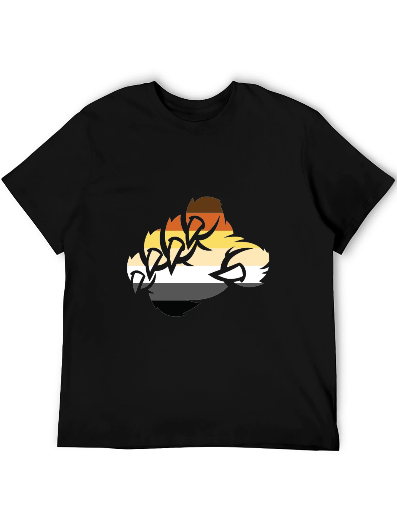 Bear Pride T-Shirt - Claw Stripes Design