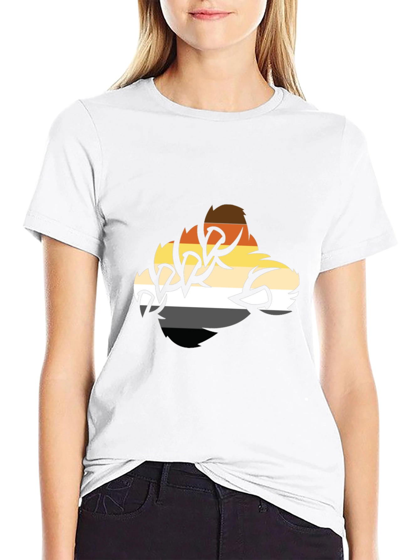Bear Pride T-Shirt - Claw Stripes Design