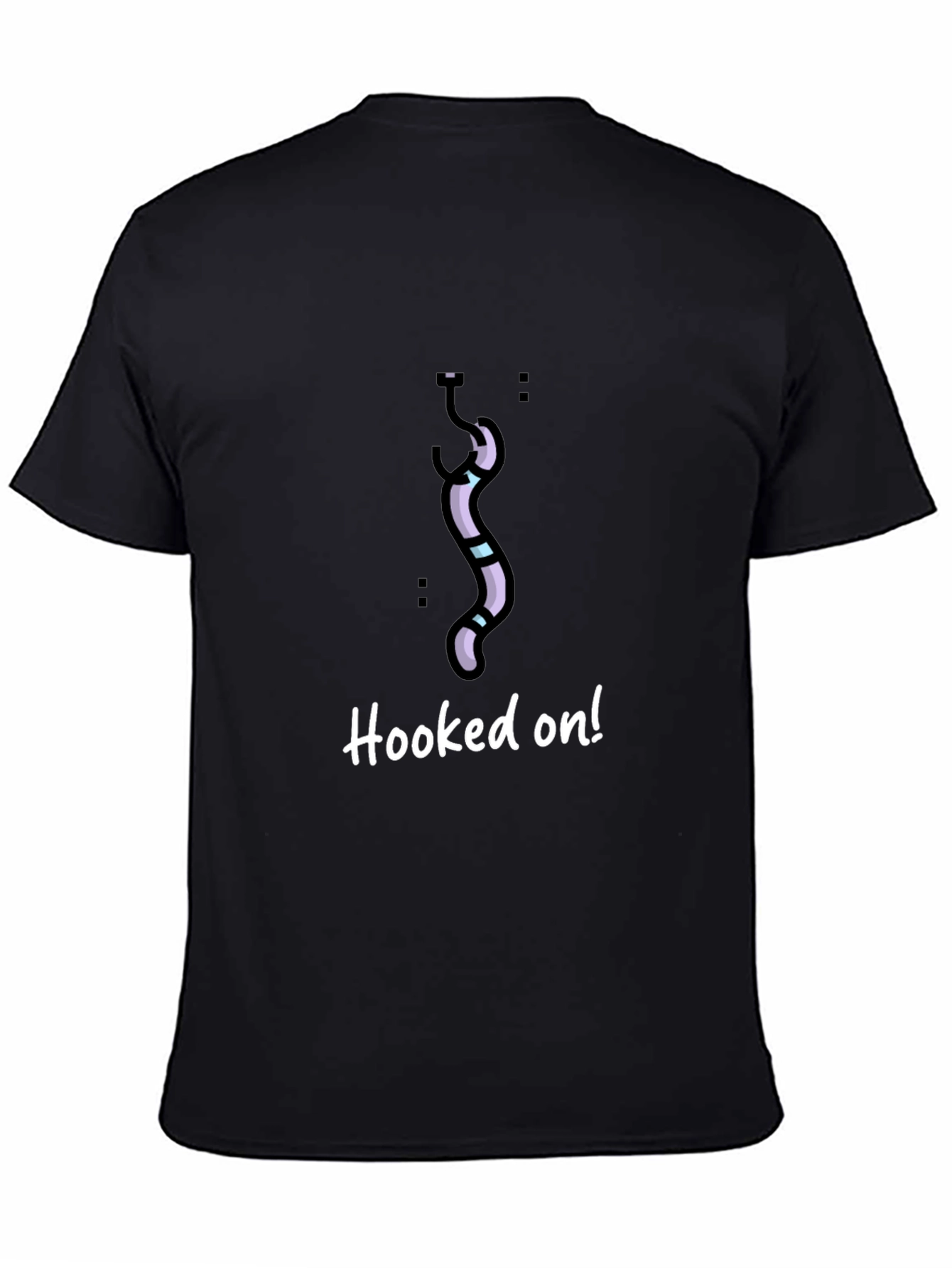 Hooked On! Novelty Graphic T-Shirt