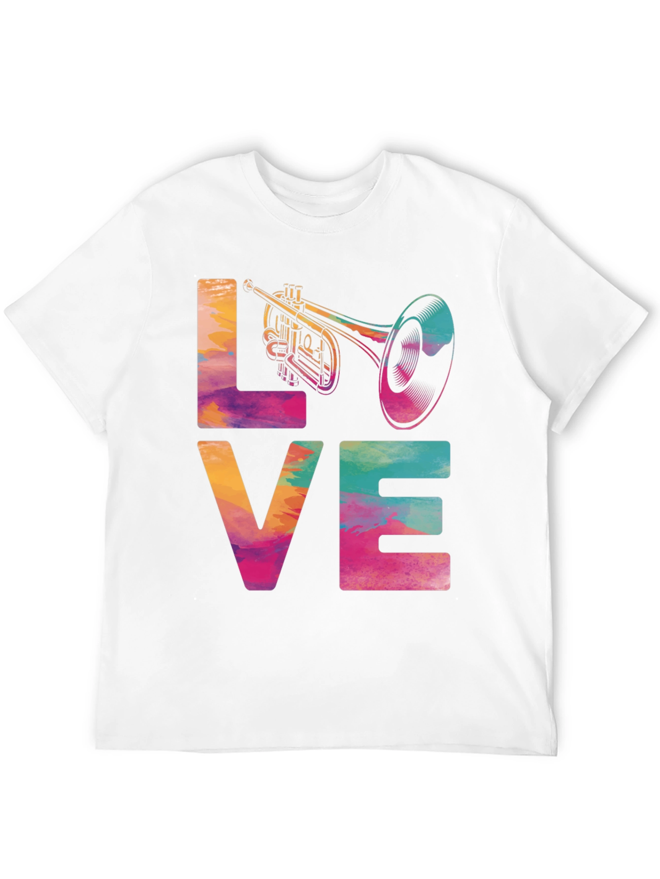 Love Trumpet Graphic Tee - Musicians T-Shirt