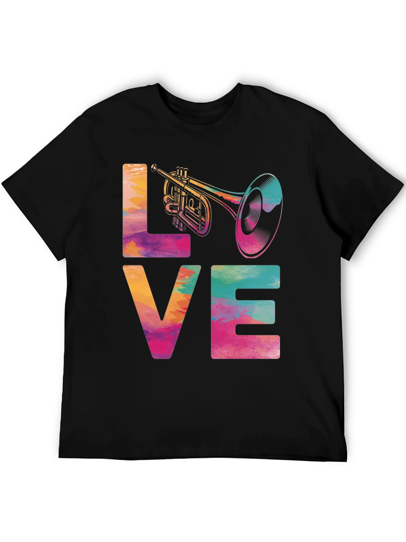 Love Trumpet Graphic Tee - Musicians T-Shirt