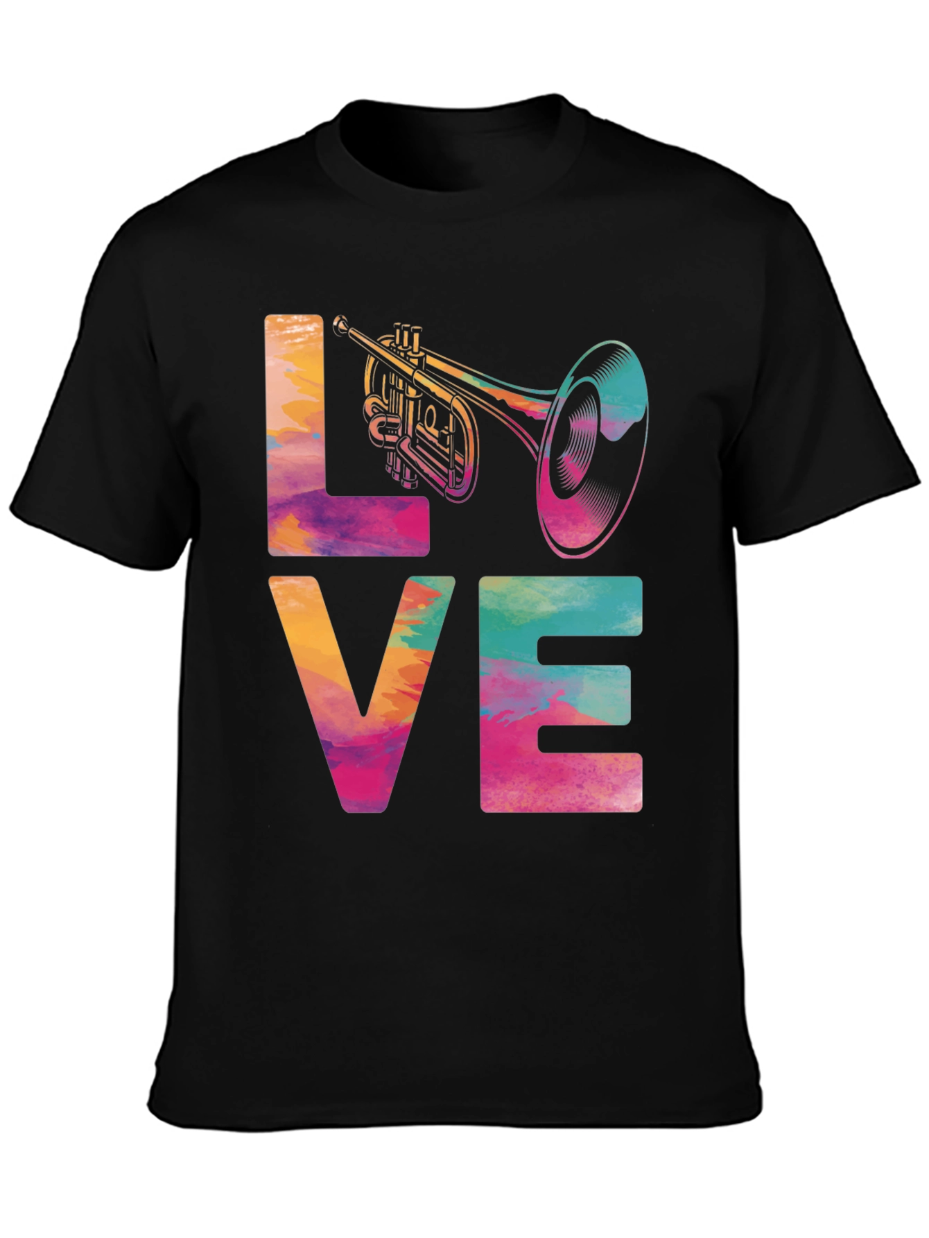 Love Trumpet Graphic Tee - Musicians T-Shirt