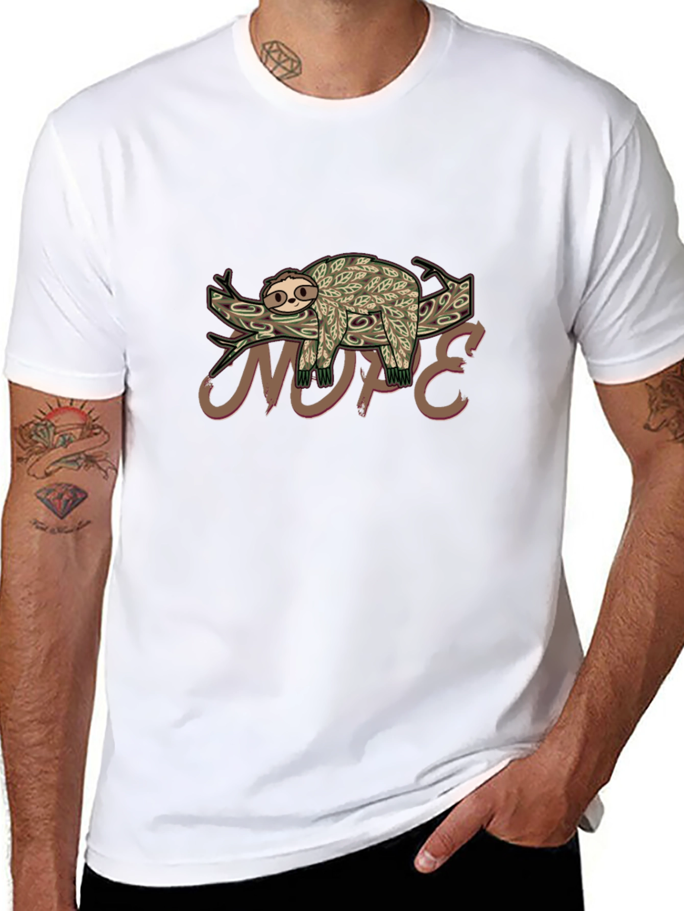 Sloth Nope T-Shirt - Lazy Days