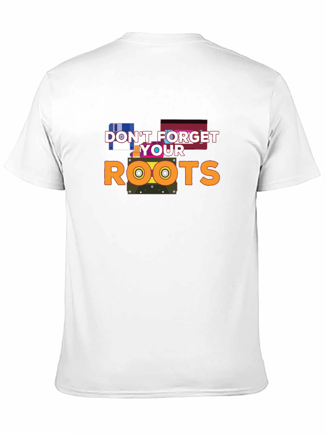 Dont Forget Your Roots Black Graphic Tee