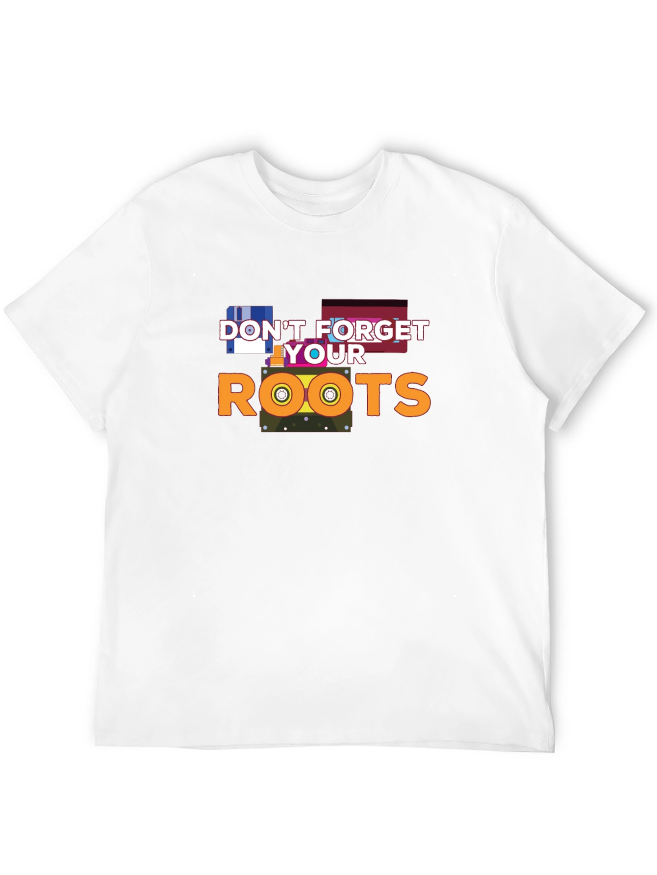 Dont Forget Your Roots Black Graphic Tee
