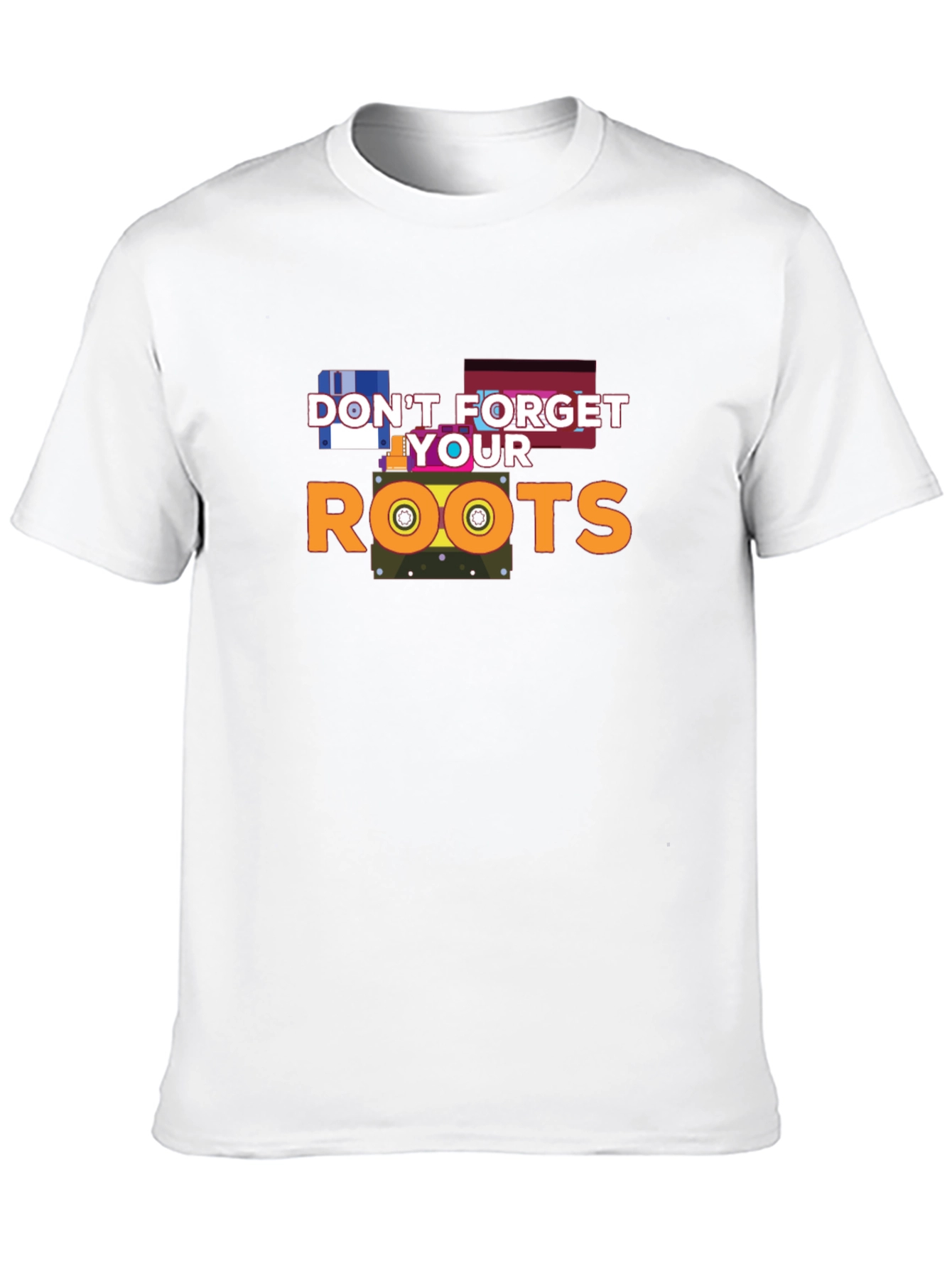 Dont Forget Your Roots Black Graphic Tee