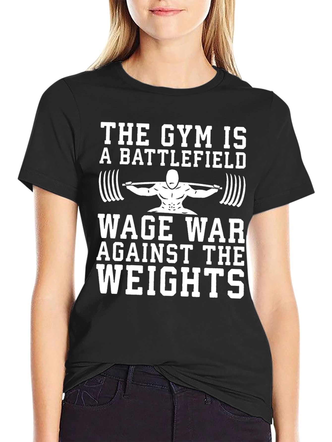 Gym Battle T-Shirt: Wage War Against the Weights