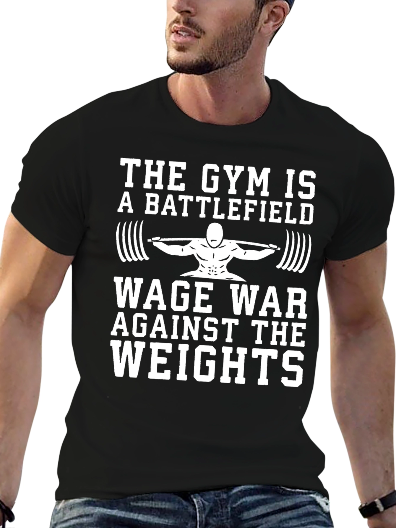 Gym Battle T-Shirt: Wage War Against the Weights