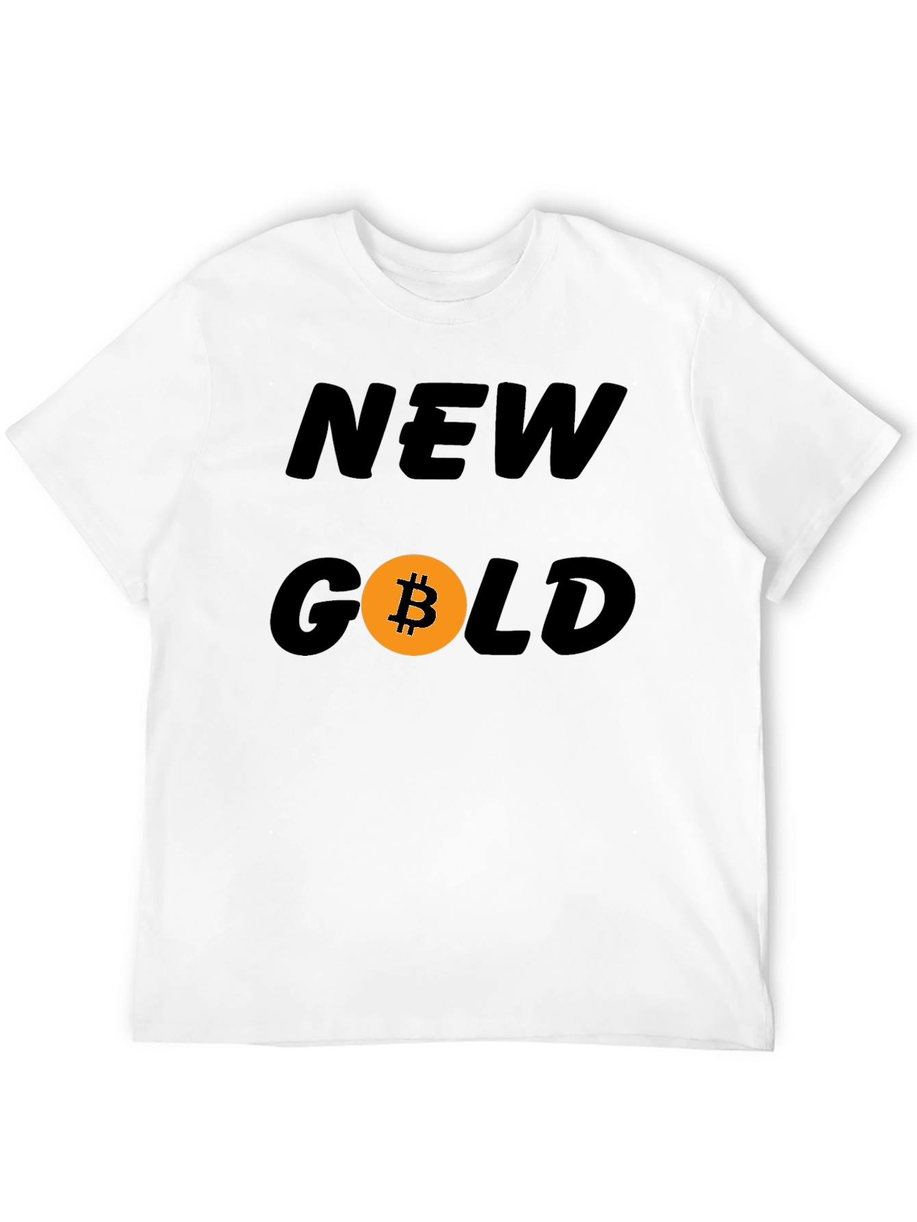 Bitcoin New Gold Graphic Tee - Crypto Fashion